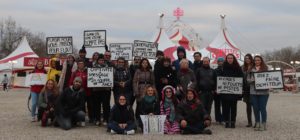 Compte-rendu de la manifestation contre les cirques avec animaux, le dimanche 12 janvier 2020